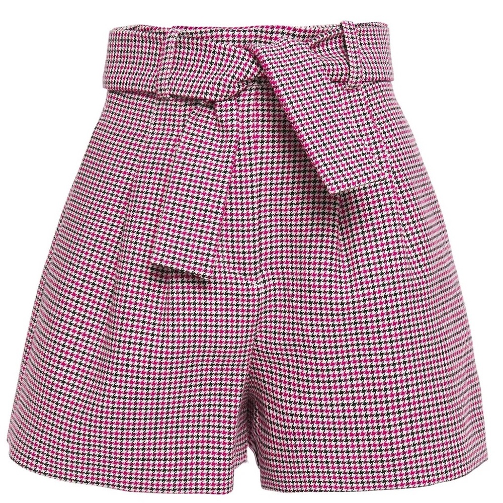 Maje Vic houndstooth Suit Set (Jacket + Shorts) - Picture 3 of 7